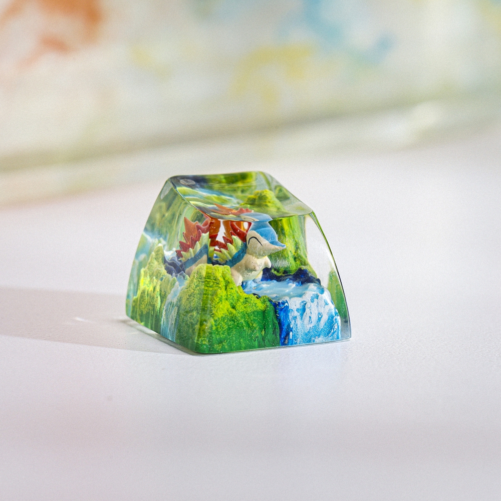 Pokemon - Hinoarashi Artisan Keycap Breakwooden