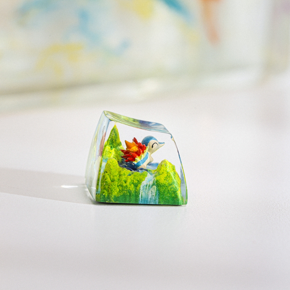 Pokemon - Hinoarashi Artisan Keycap Breakwooden