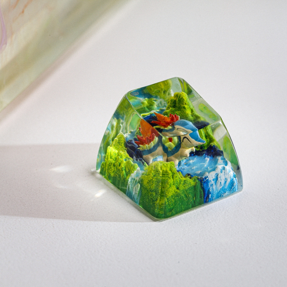 Pokemon - Hinoarashi Artisan Keycap Breakwooden