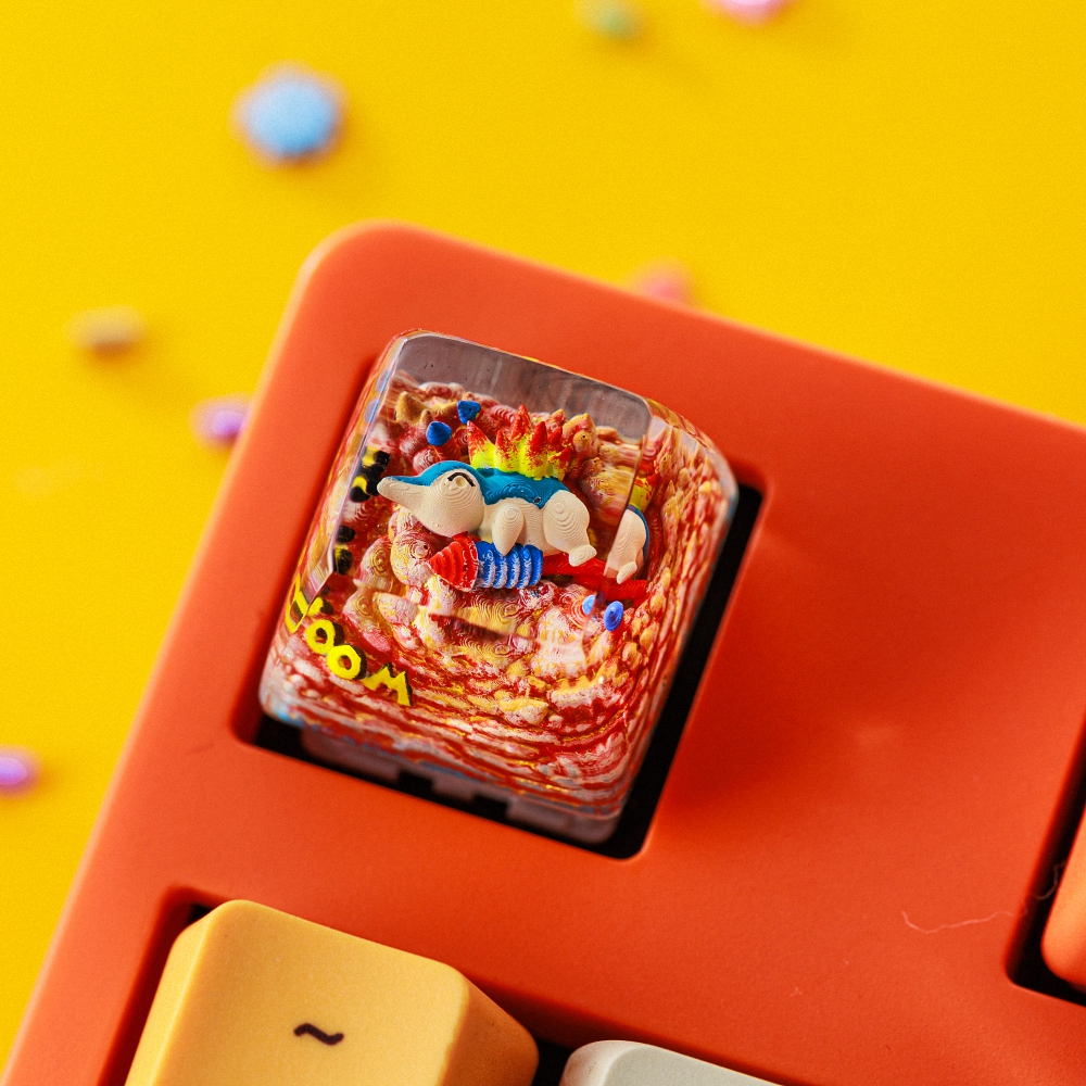 Pokemon - Hinoarashi Artisan Keycap Breakwooden 3