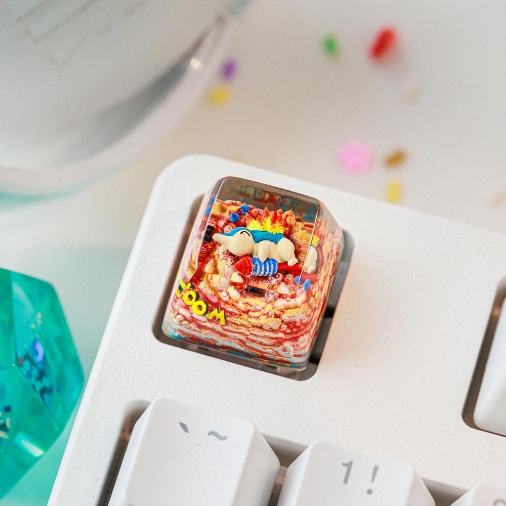 Pokemon - Hinoarashi Artisan Keycap Breakwooden 4