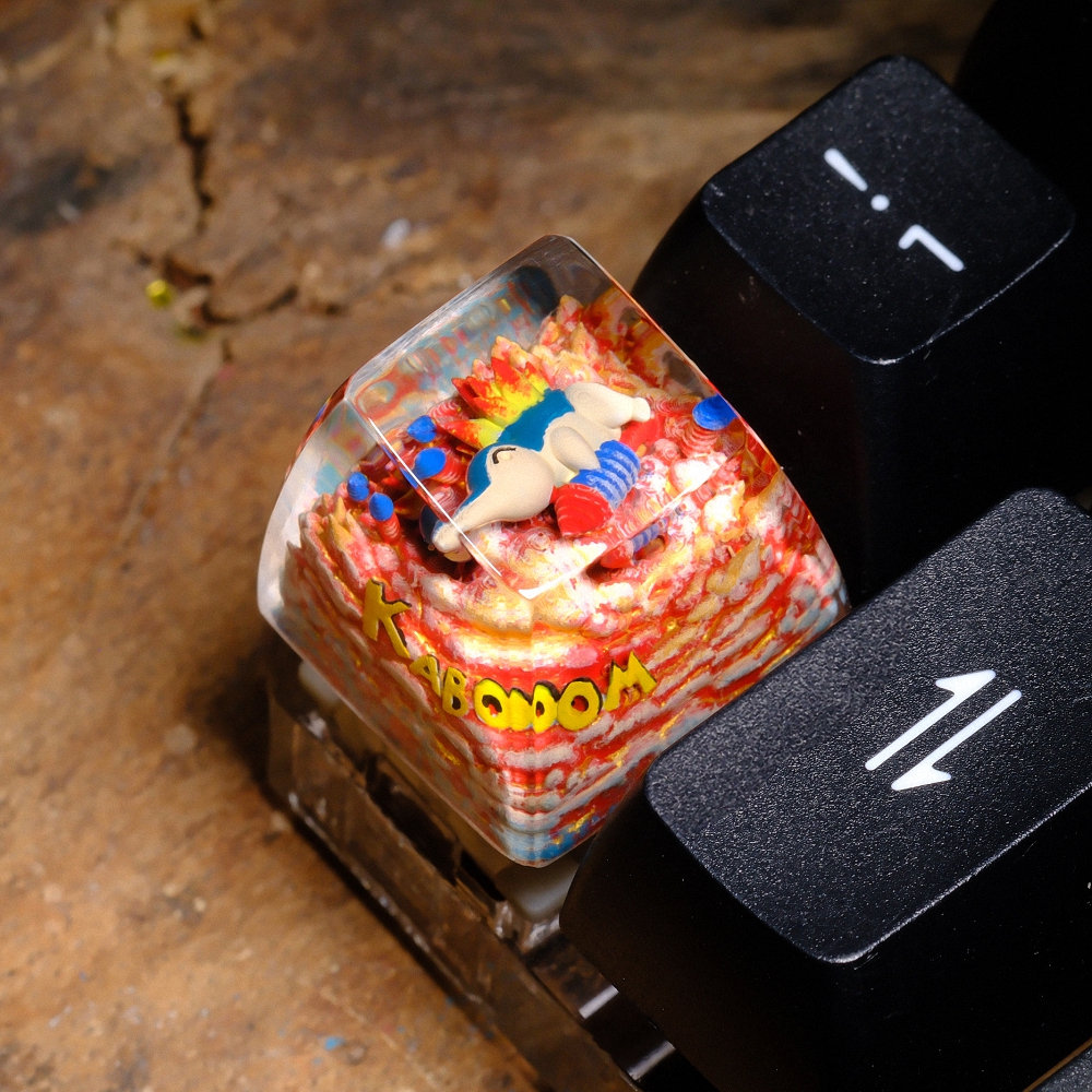 Pokemon - Hinoarashi Artisan Keycap Breakwooden 5