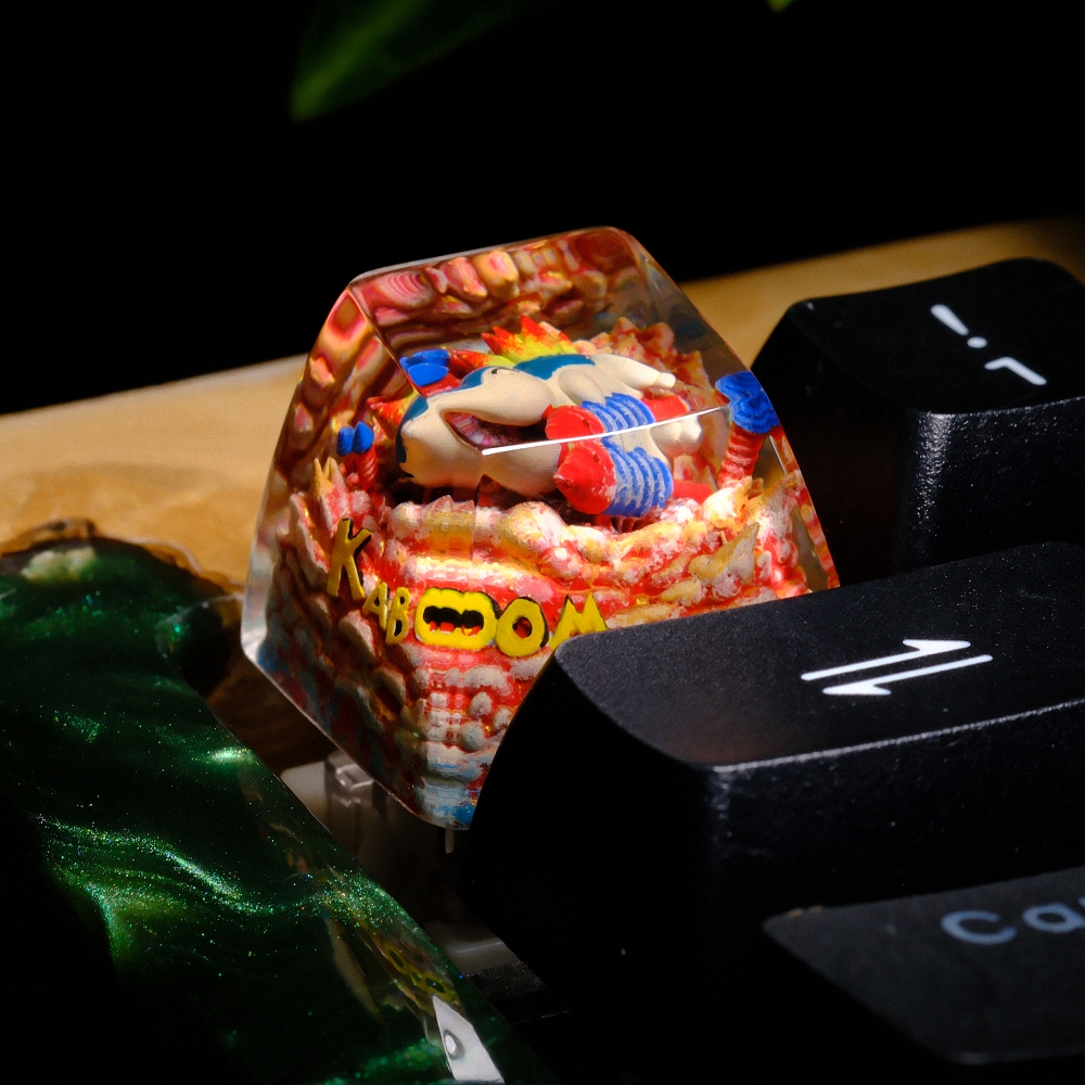 Pokemon - Hinoarashi Artisan Keycap Breakwooden 5