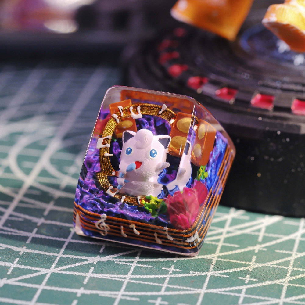 Pokemon - Jigglypuff Artisan Keycap Breakwooden