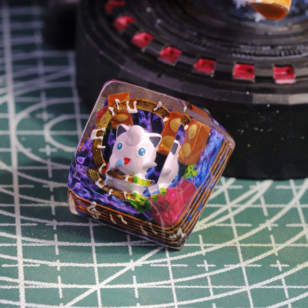 Pokemon - Jigglypuff Artisan Keycap Breakwooden