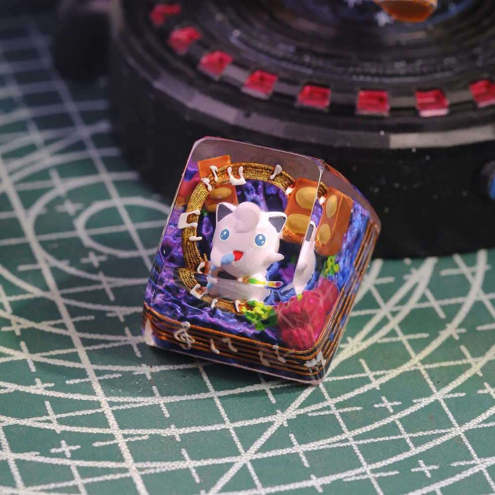Pokemon - Jigglypuff Artisan Keycap Breakwooden