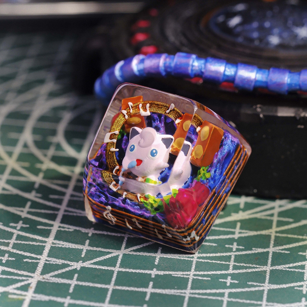 Pokemon - Jigglypuff Artisan Keycap Breakwooden