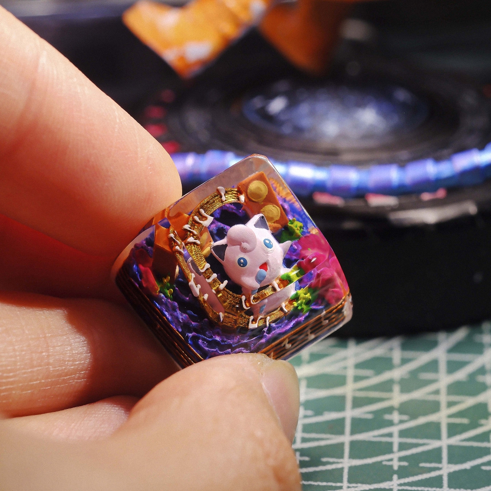 Pokemon - Jigglypuff Artisan Keycap Breakwooden