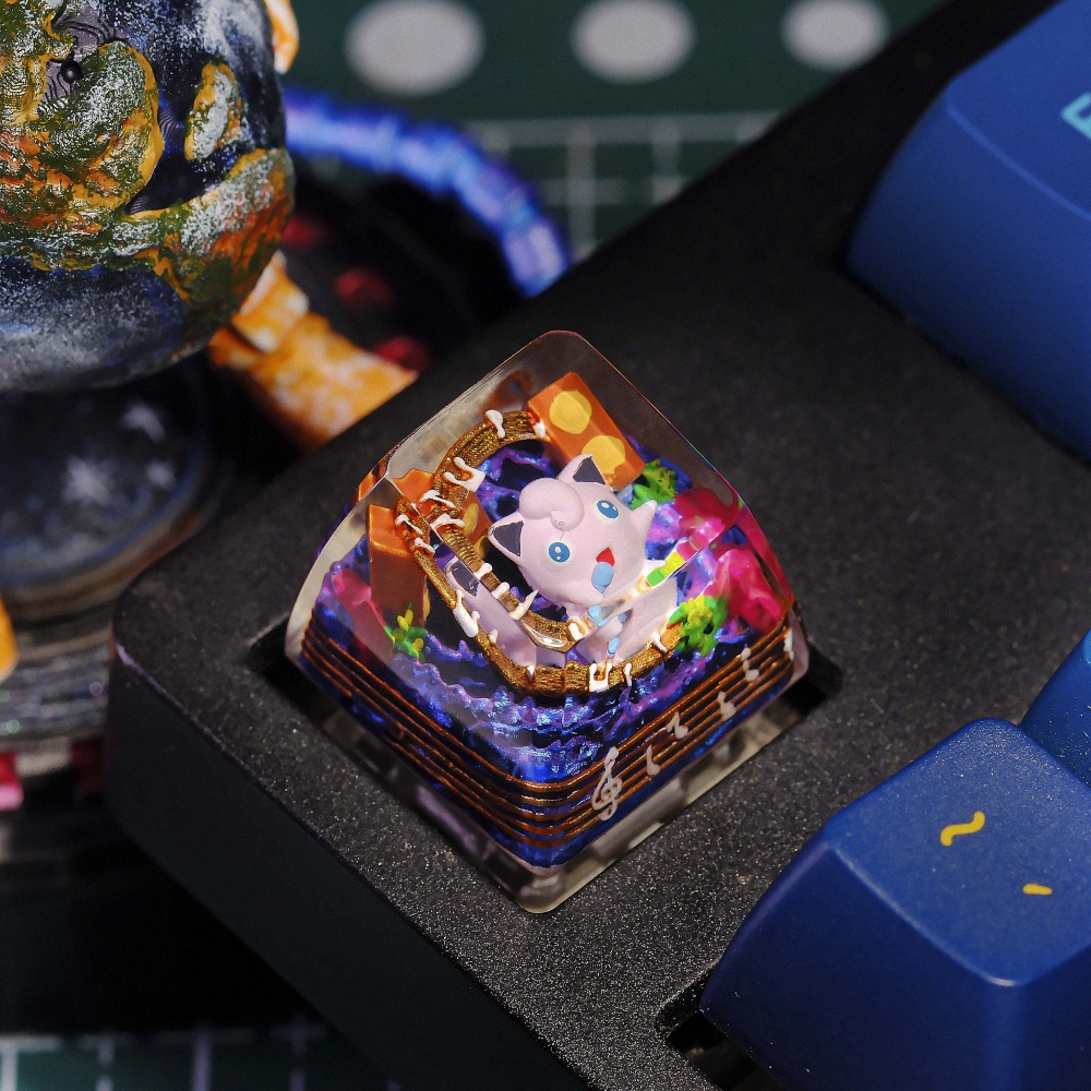 Pokemon - Jigglypuff Artisan Keycap Breakwooden