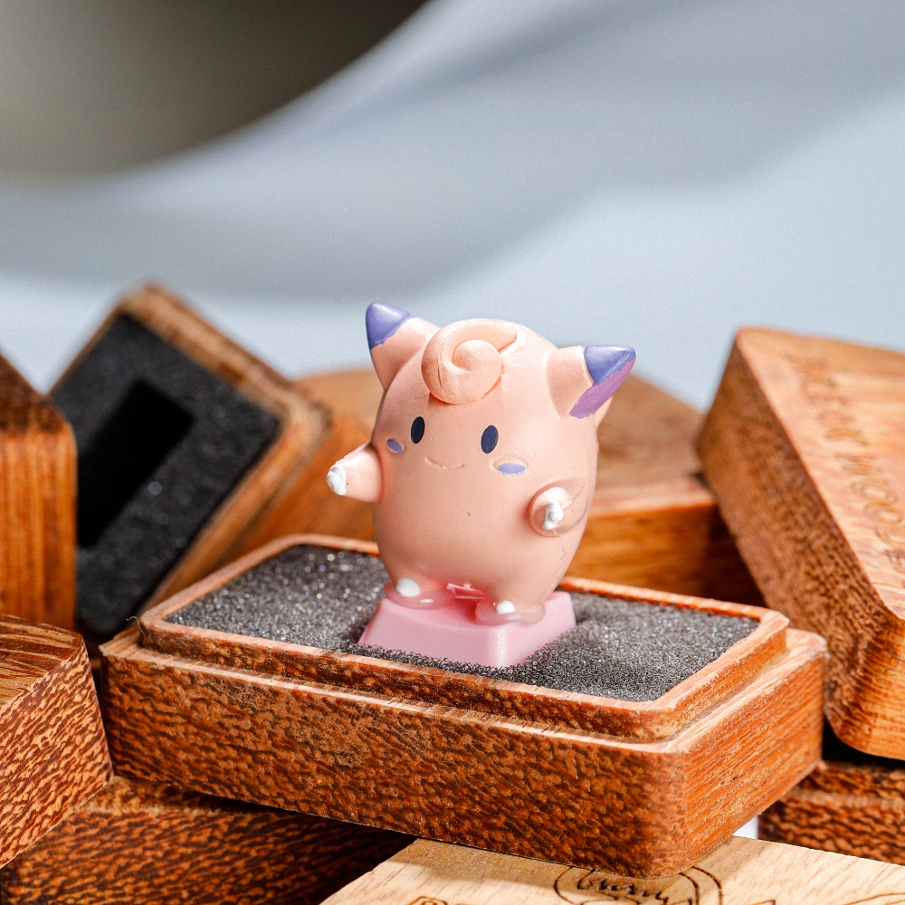 Pokemon - Jigglypuff Artisan Keycap Breakwooden 2
