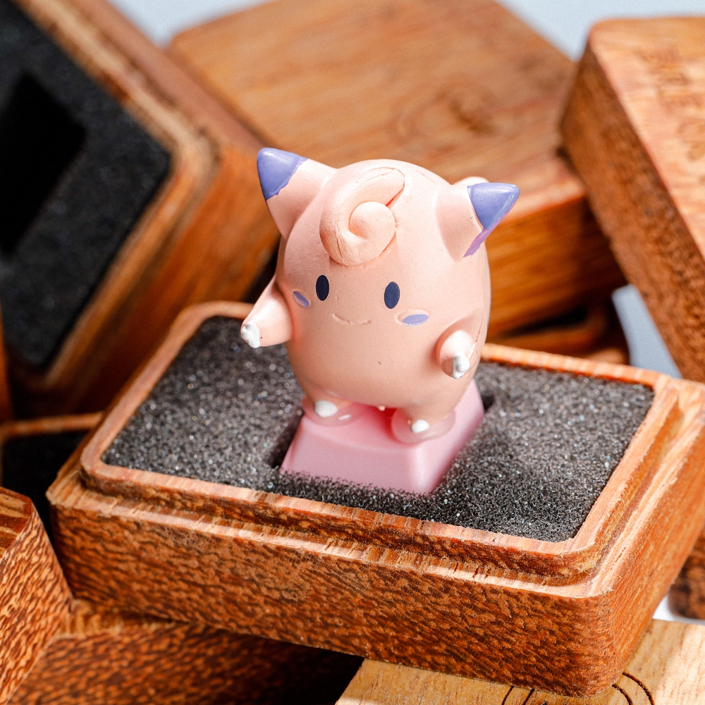 Pokemon - Jigglypuff Artisan Keycap Breakwooden 2
