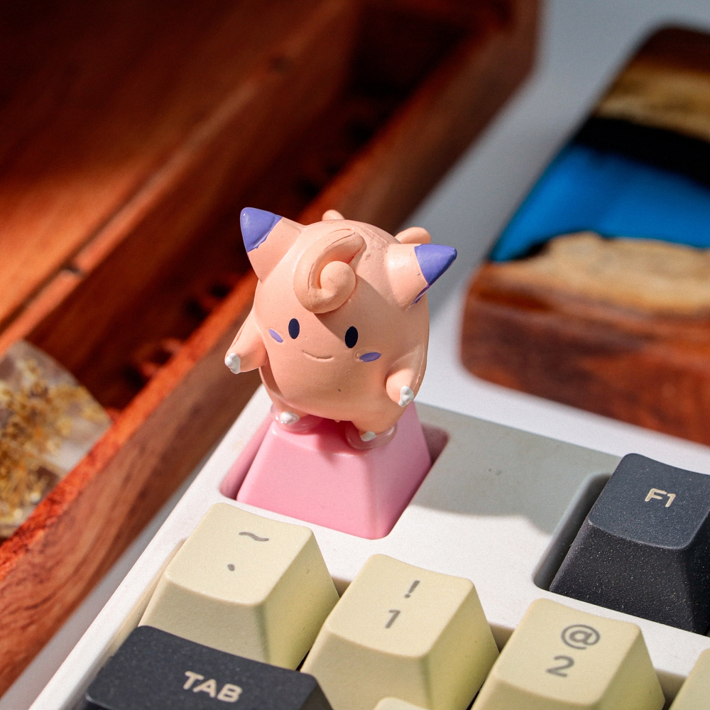 Pokemon - Jigglypuff Artisan Keycap Breakwooden 2