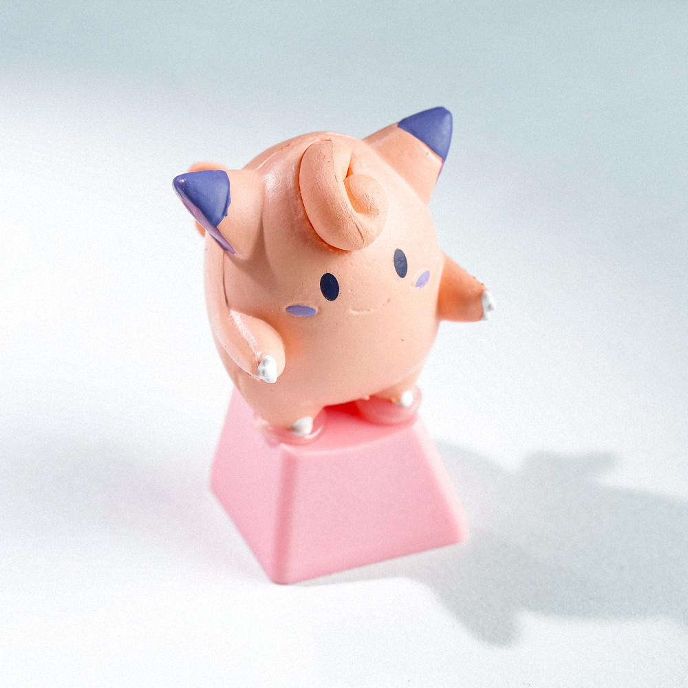 Pokemon - Jigglypuff Artisan Keycap Breakwooden 3