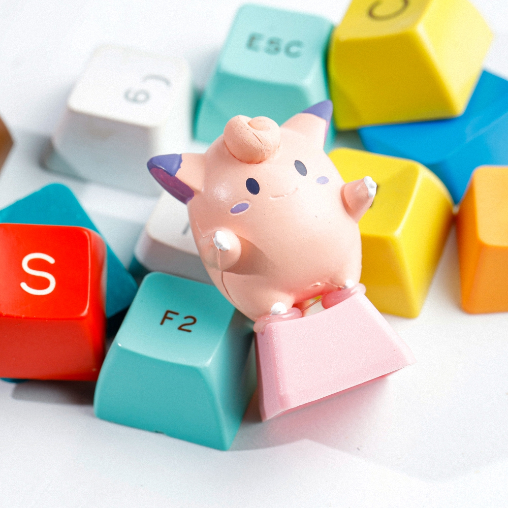 Pokemon - Jigglypuff Artisan Keycap Breakwooden 3