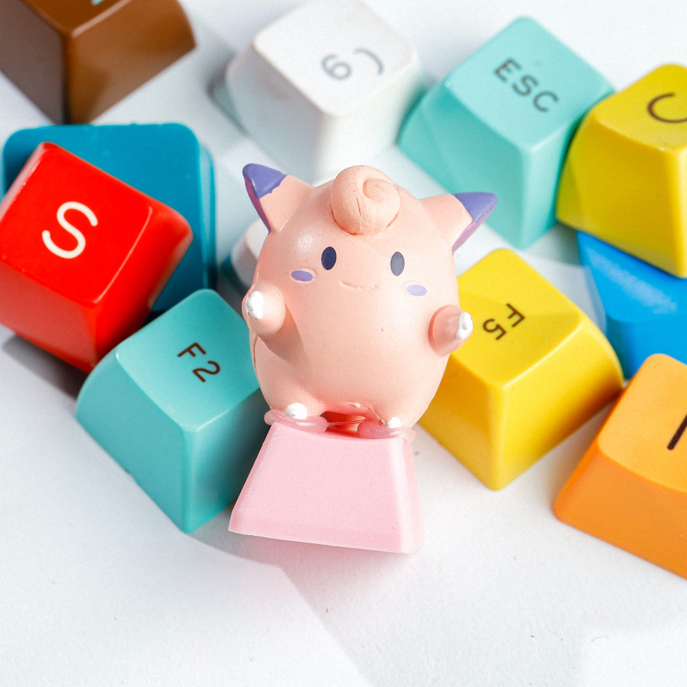 Pokemon - Jigglypuff Artisan Keycap Breakwooden 3