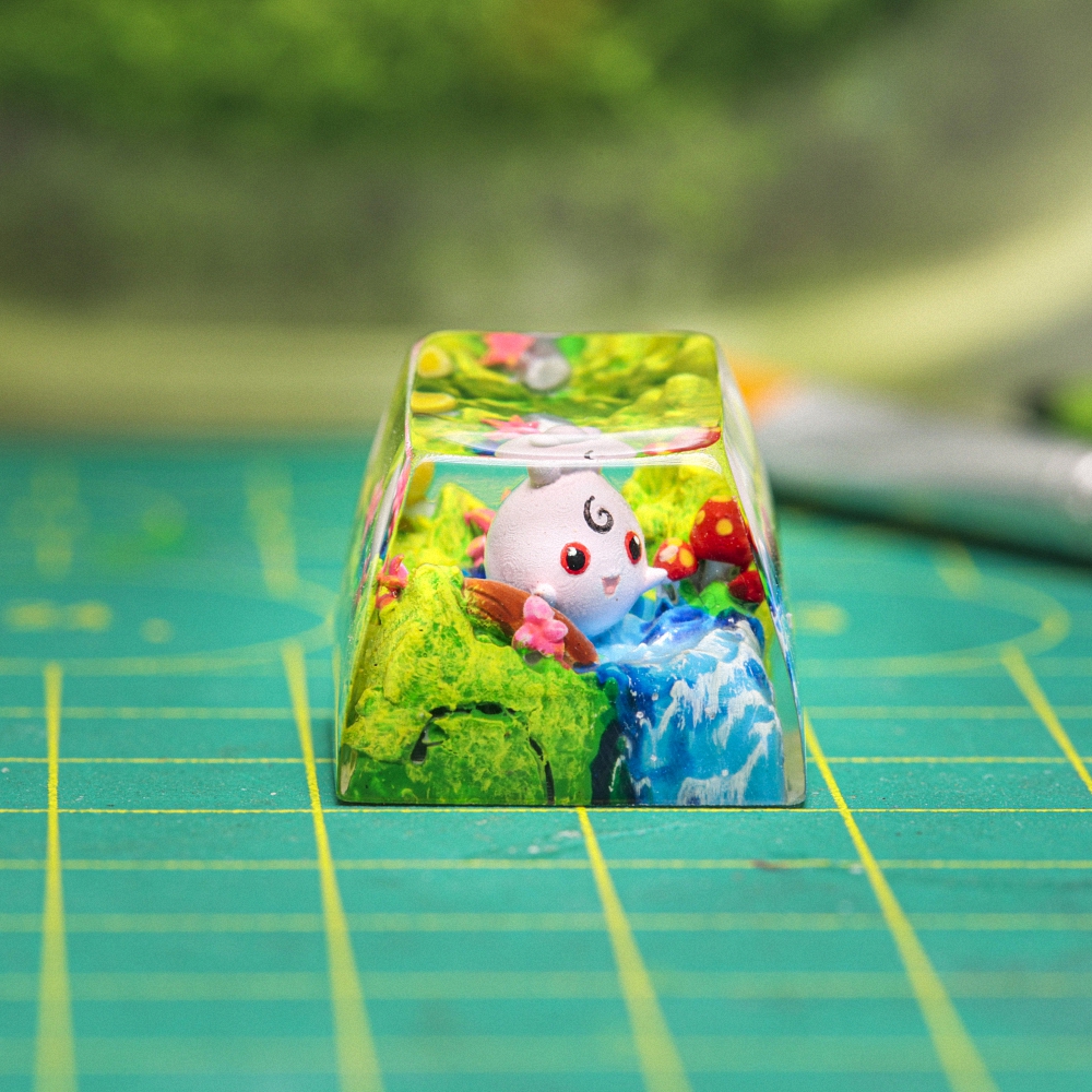 Pokemon - Jigglypuff Artisan Keycap Breakwooden 4