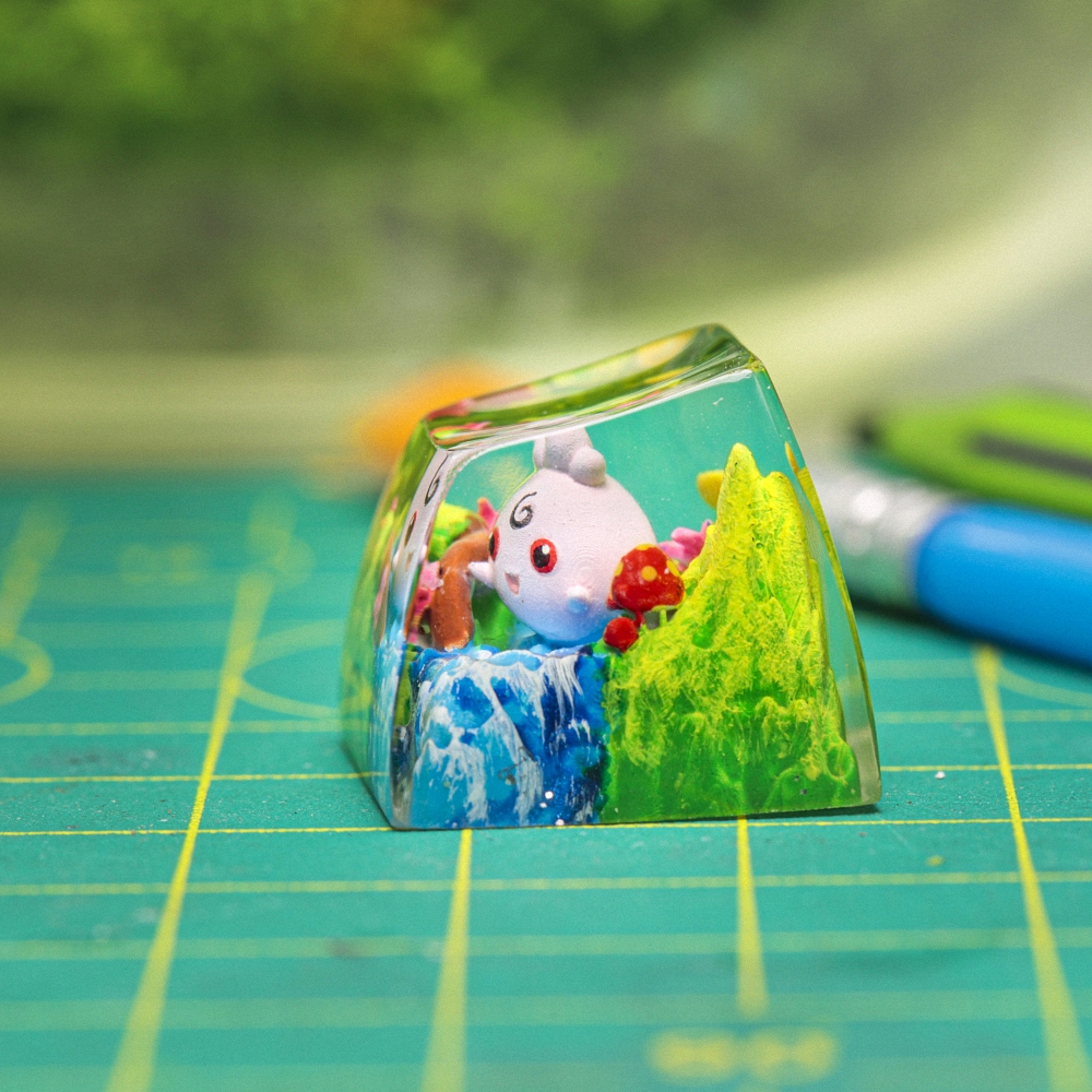Pokemon - Jigglypuff Artisan Keycap Breakwooden 4