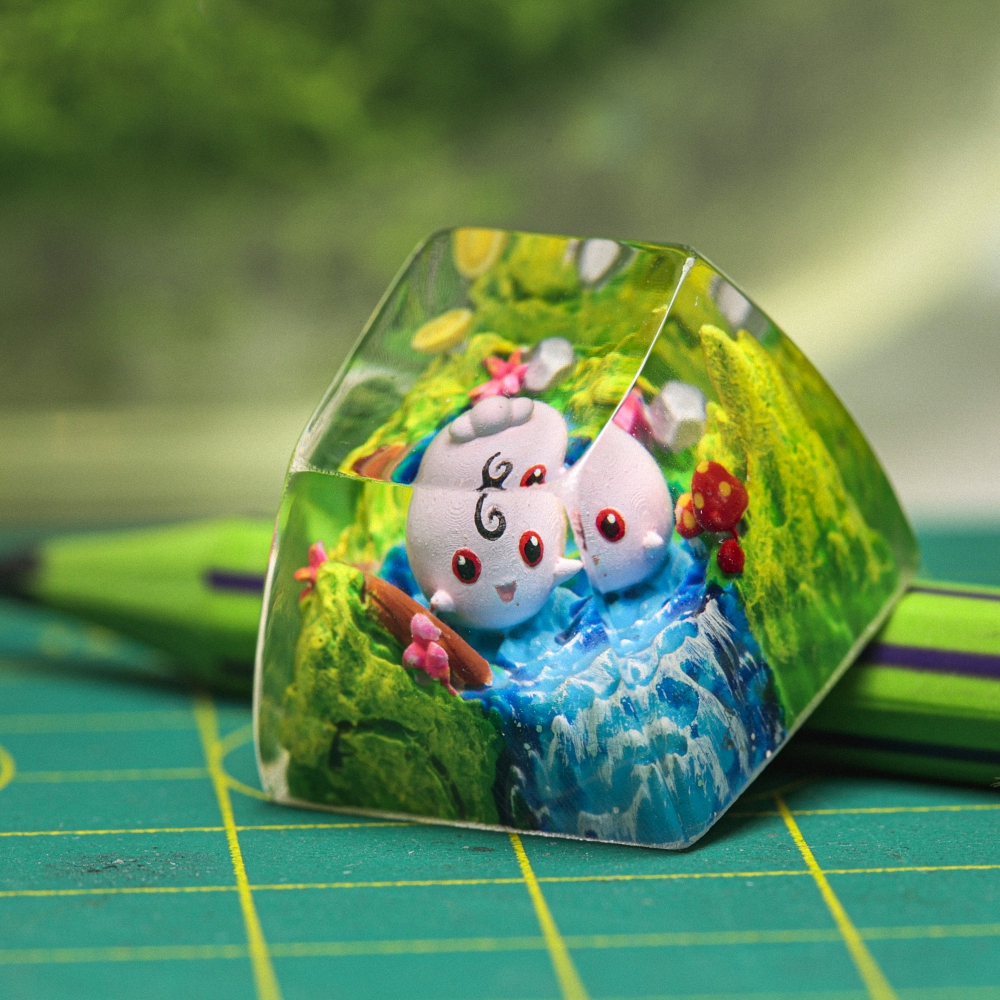 Pokemon - Jigglypuff Artisan Keycap Breakwooden 4