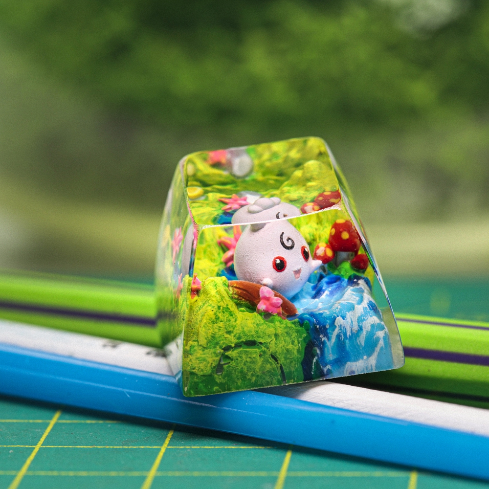 Pokemon - Jigglypuff Artisan Keycap Breakwooden 4