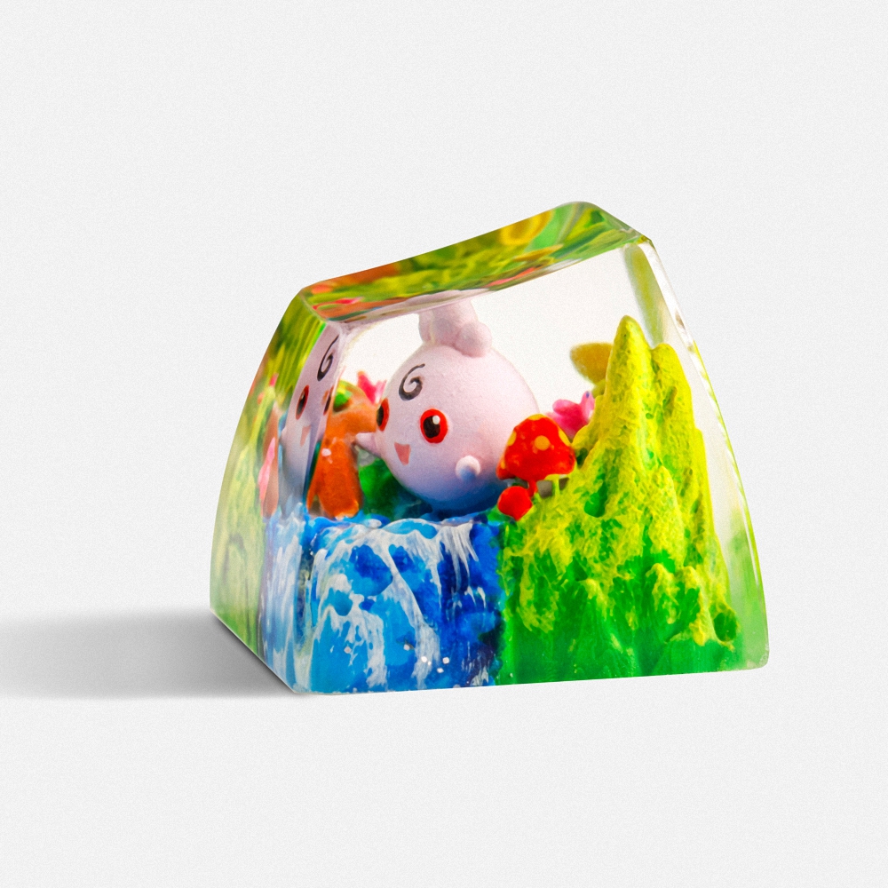 Pokemon - Jigglypuff Artisan Keycap Breakwooden 5