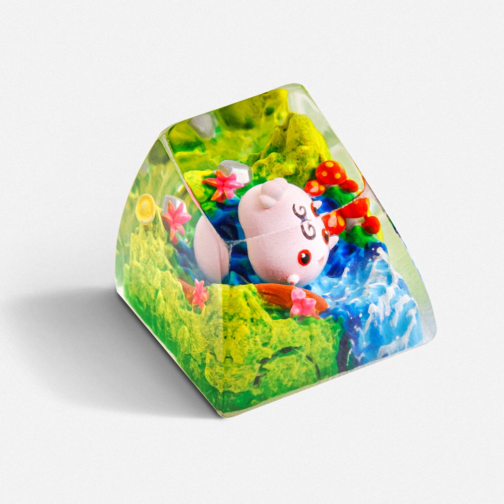 Pokemon - Jigglypuff Artisan Keycap Breakwooden 5