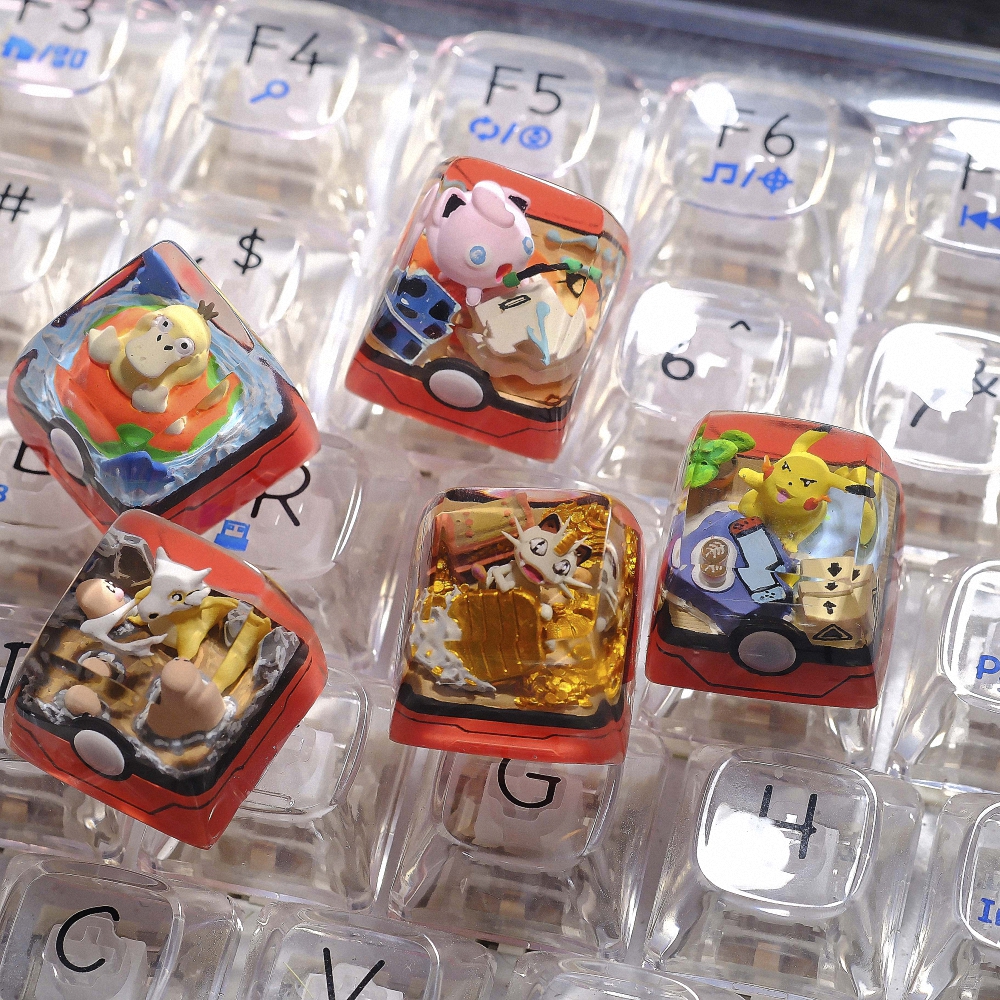 Pokemon - Jigglypuff Artisan Keycap Breakwooden 6