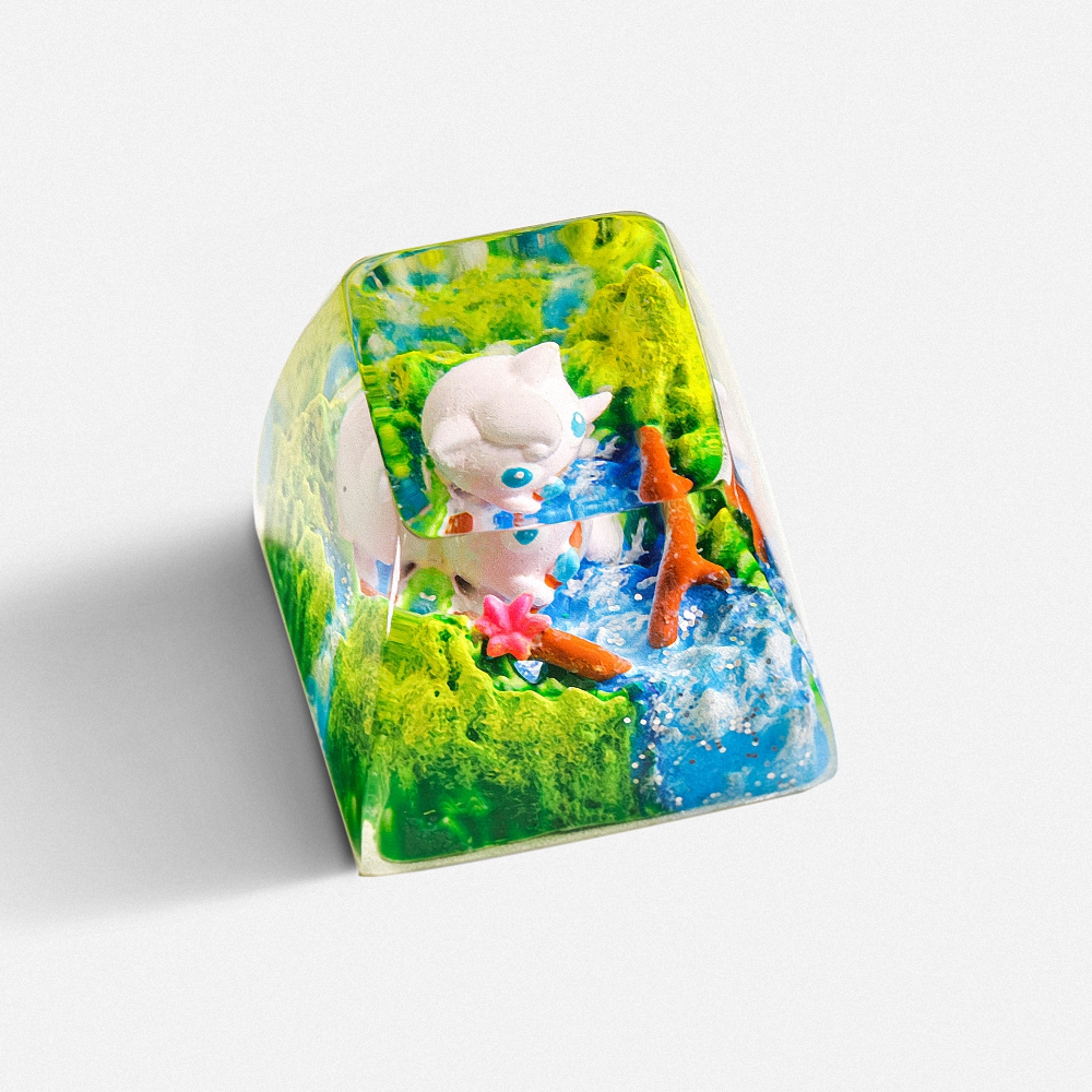 Pokemon - Jigglypuff Artisan Keycap Breakwooden 7