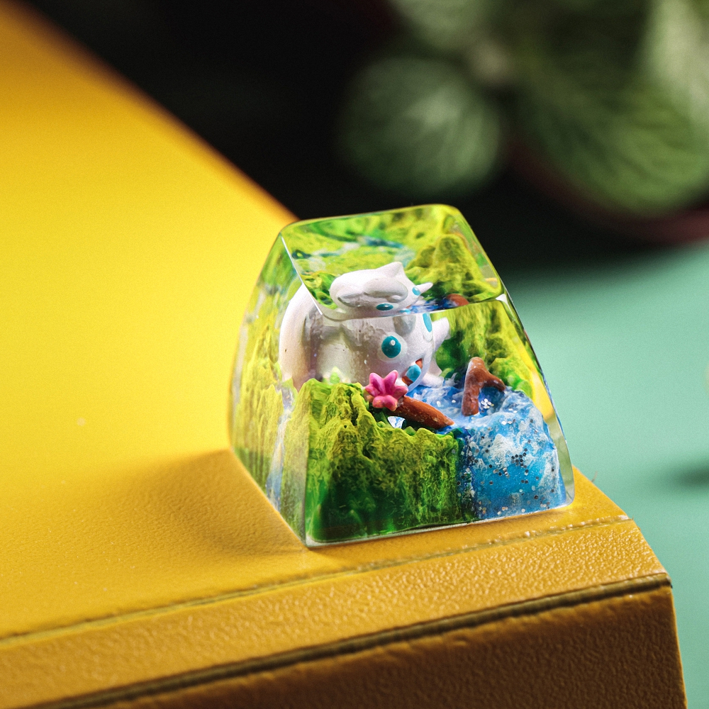 Pokemon - Jigglypuff Artisan Keycap Breakwooden 8