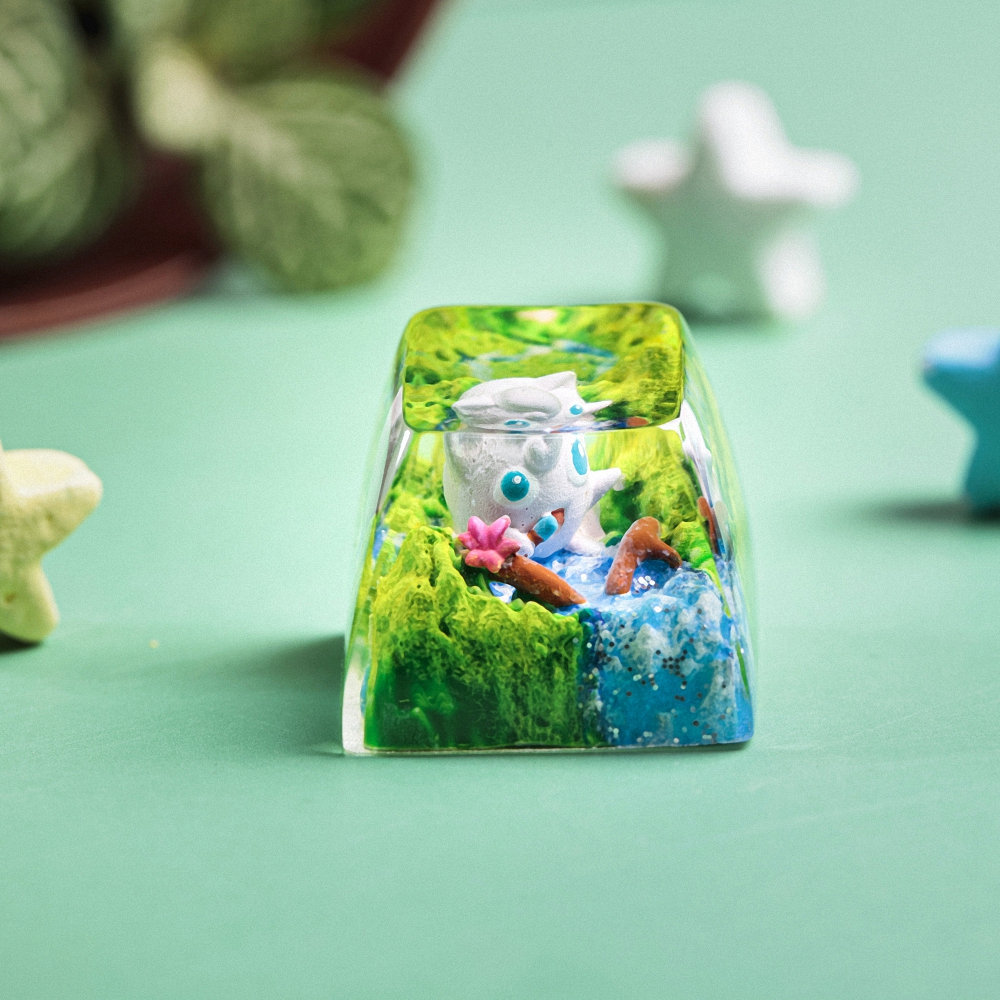 Pokemon - Jigglypuff Artisan Keycap Breakwooden 8