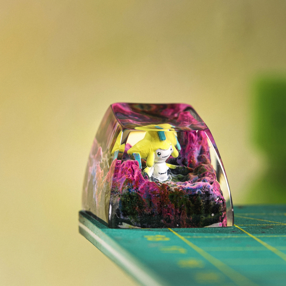 Pokemon - Jirachi Artisan Keycap Breakwooden