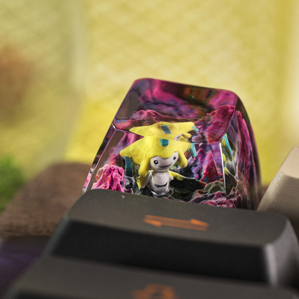 Pokemon - Jirachi Artisan Keycap Breakwooden