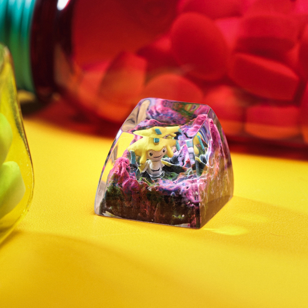 Pokemon - Jirachi Artisan Keycap Breakwooden 2