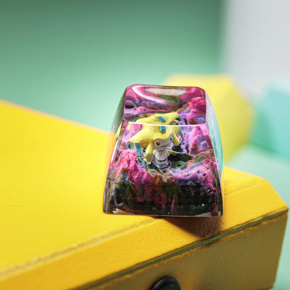 Pokemon - Jirachi Artisan Keycap Breakwooden 2