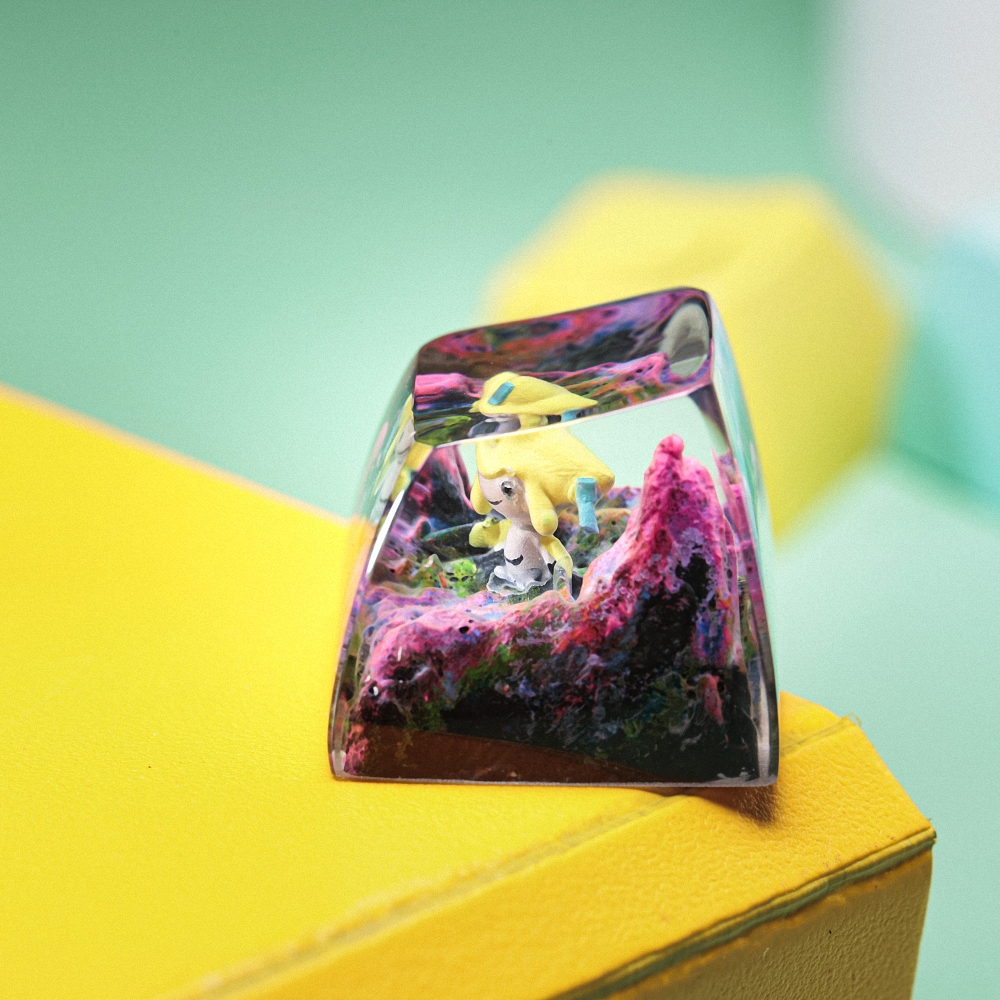 Pokemon - Jirachi Artisan Keycap Breakwooden 2