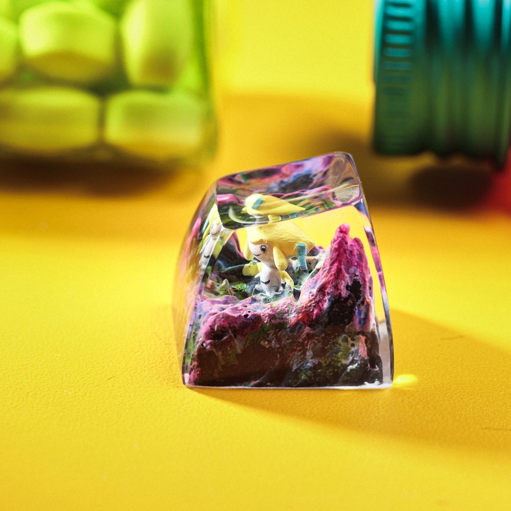 Pokemon - Jirachi Artisan Keycap Breakwooden 2