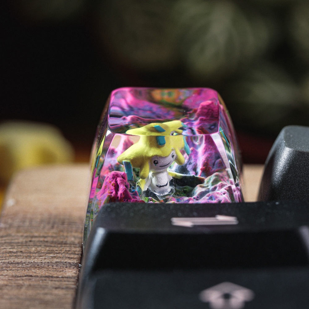 Pokemon - Jirachi Artisan Keycap Breakwooden 3
