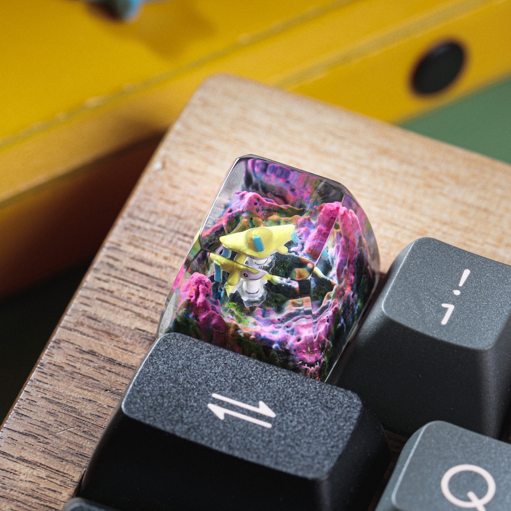 Pokemon - Jirachi Artisan Keycap Breakwooden 3