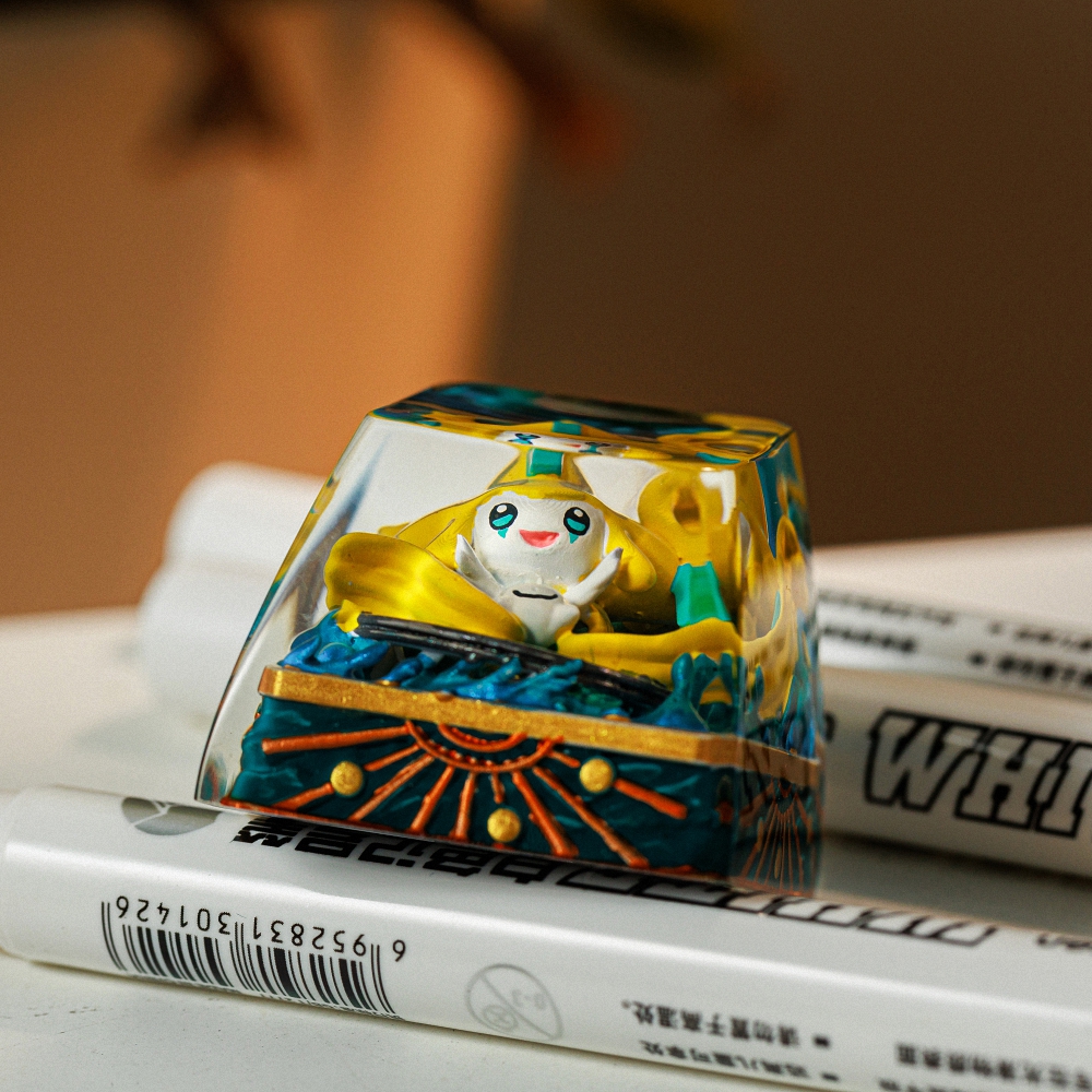 Pokemon - Jirachi Artisan Keycap Breakwooden 7