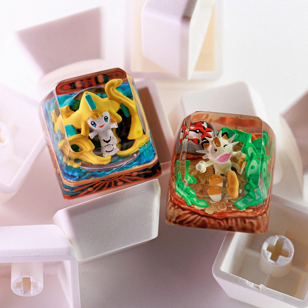 Pokemon - Jirachi Artisan Keycap Breakwooden 9