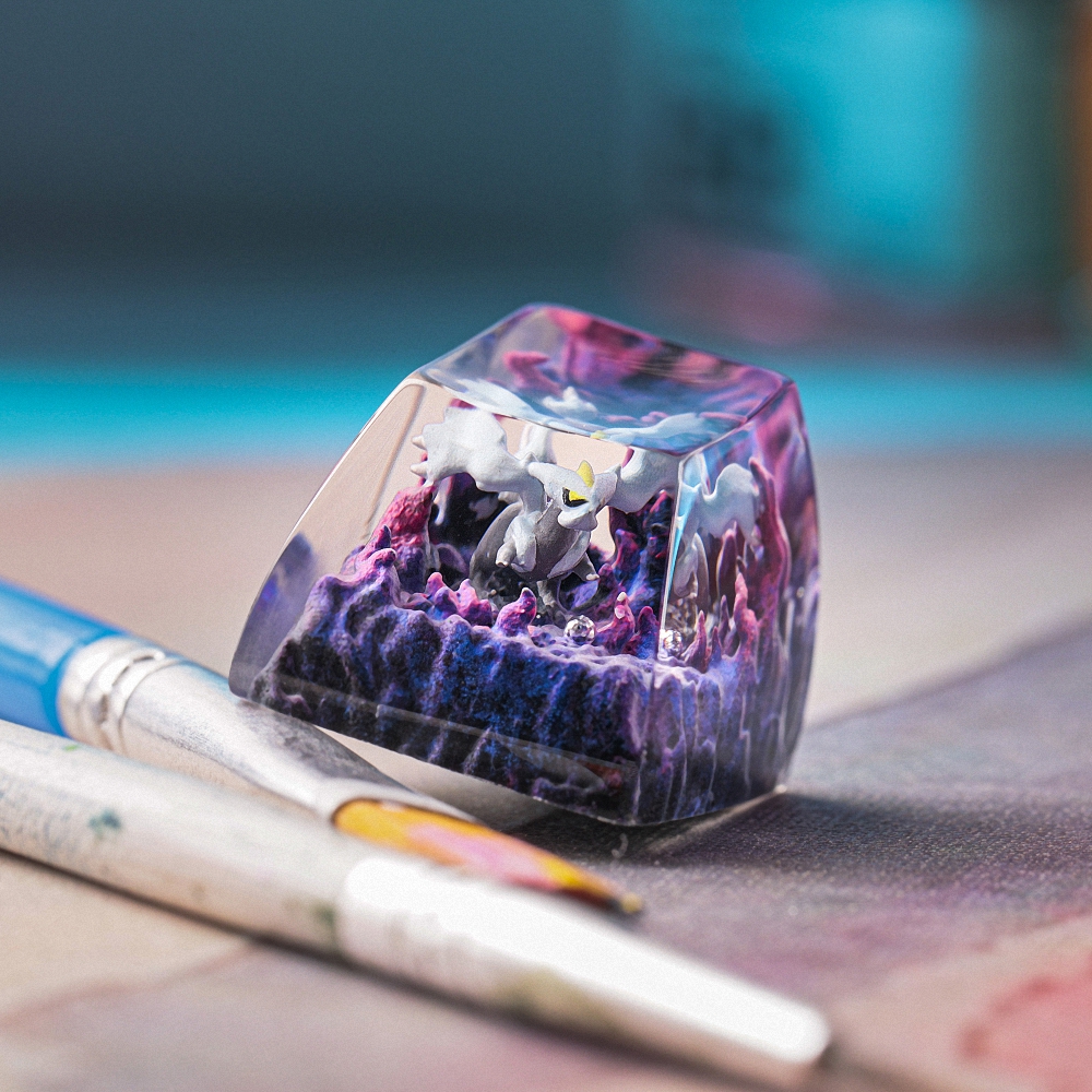 Pokemon - Kyurem Artisan Keycap Breakwooden