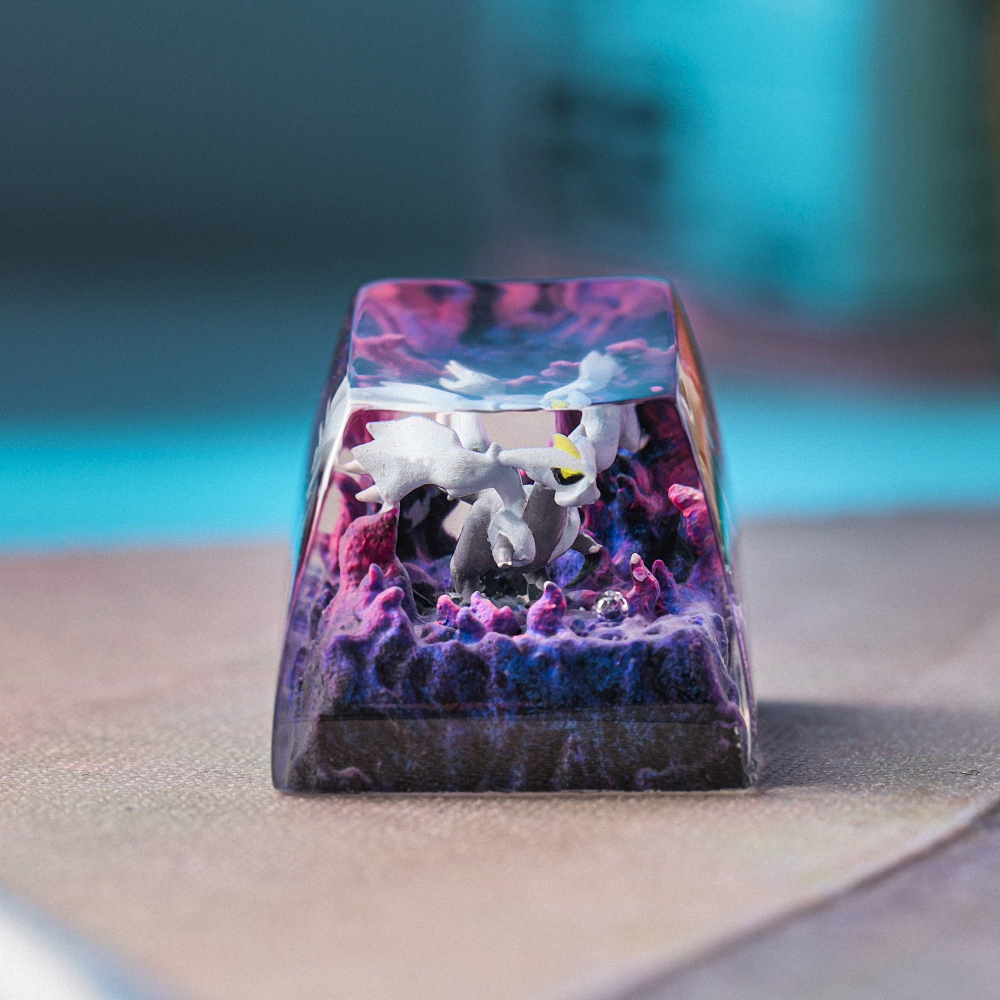 Pokemon - Kyurem Artisan Keycap Breakwooden