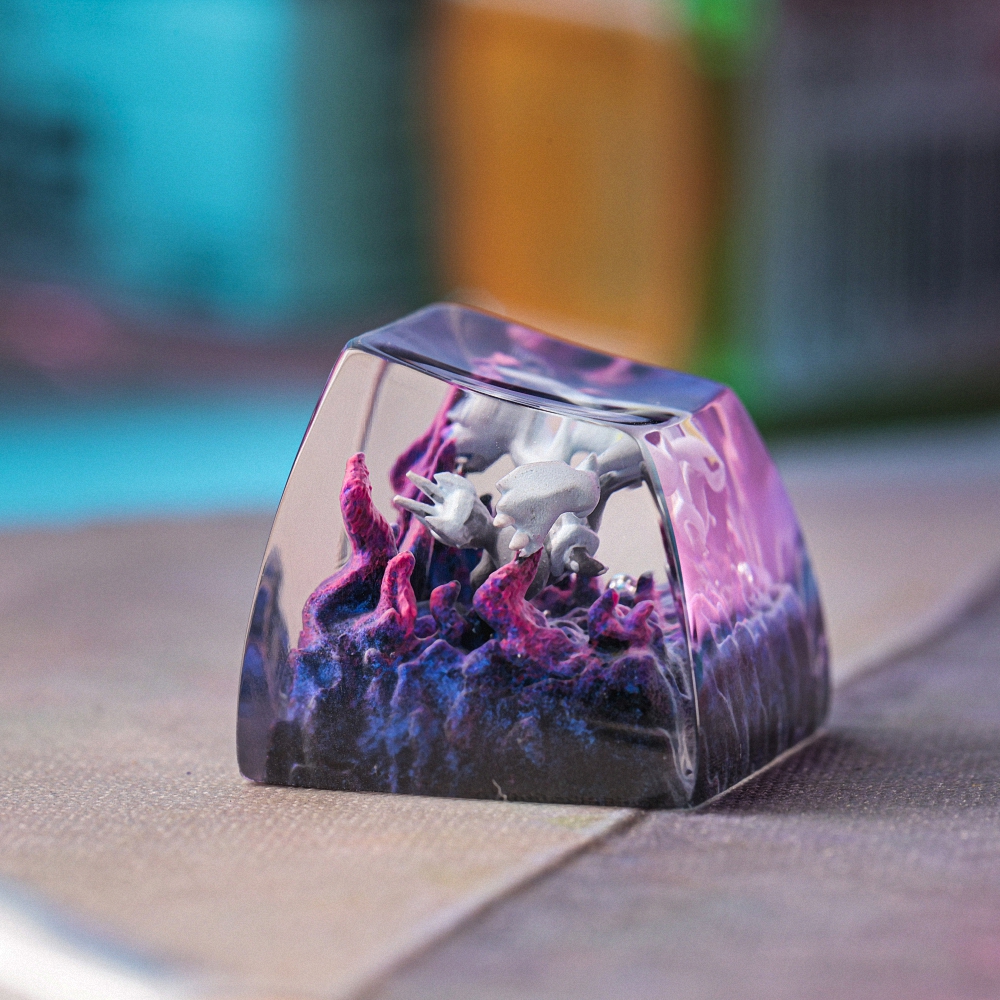 Pokemon - Kyurem Artisan Keycap Breakwooden