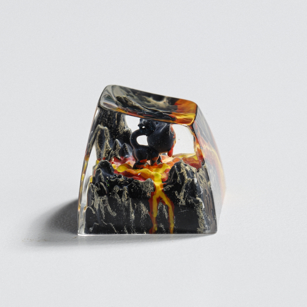 Pokemon - Litten Artisan Keycap Breakwooden