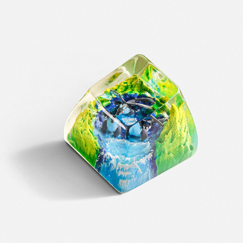 Pokemon - Mega Charizard X Artisan Keycap Breakwooden 2