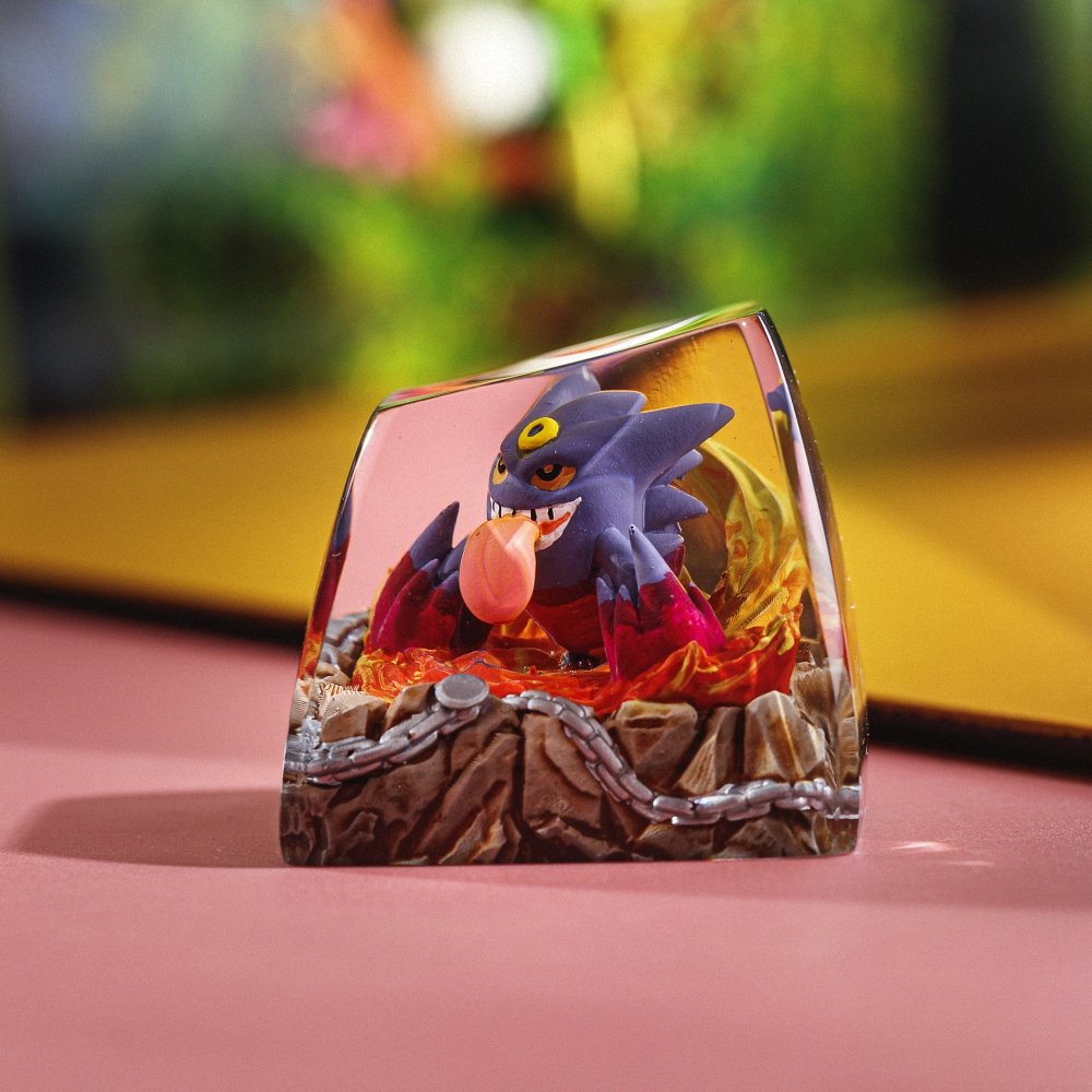 Pokemon - Mega Gengar Artisan Keycap Breakwooden
