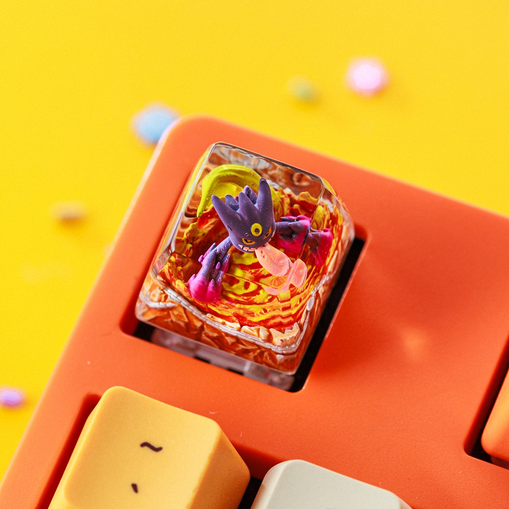 Pokemon - Mega Gengar Artisan Keycap Breakwooden 2