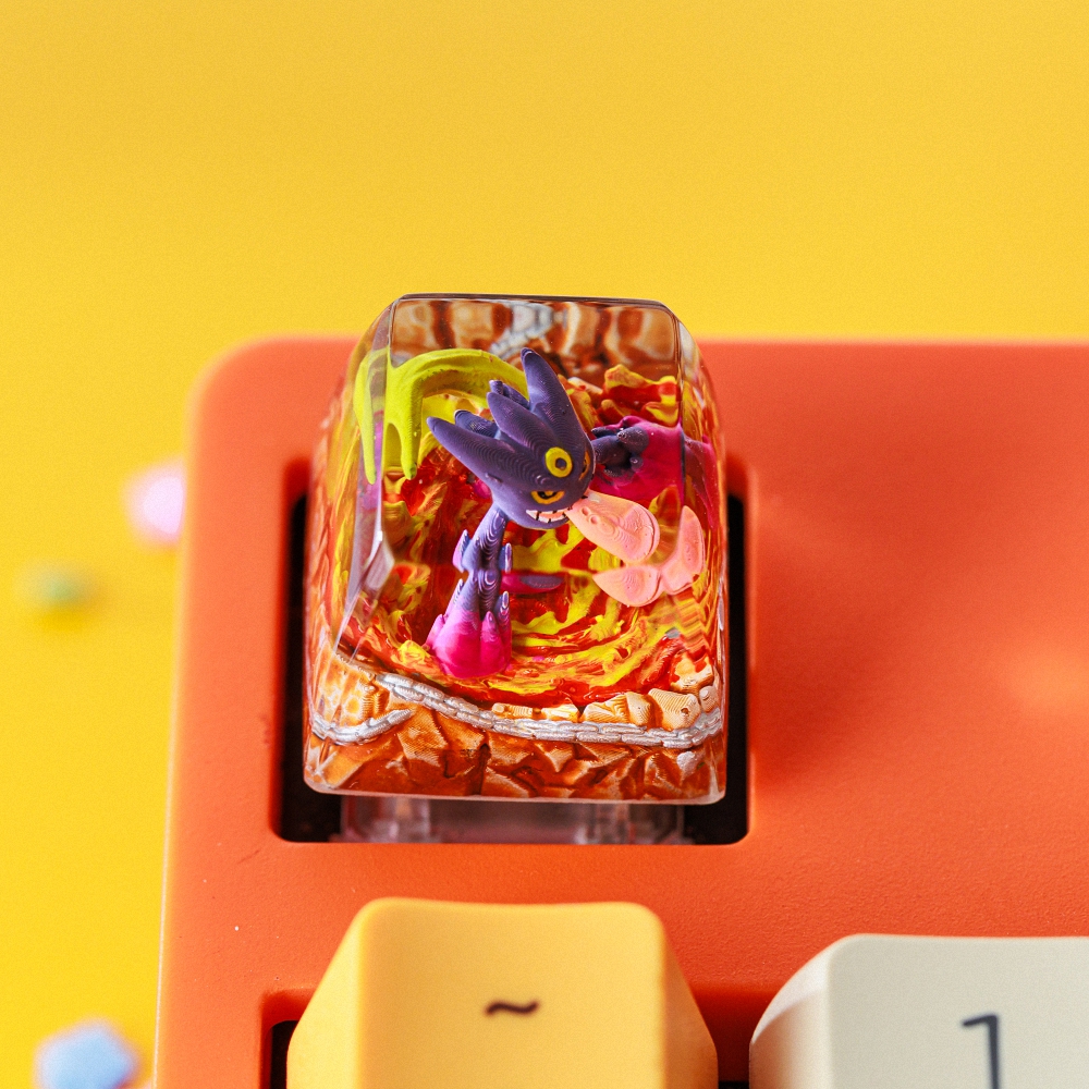 Pokemon - Mega Gengar Artisan Keycap Breakwooden 2