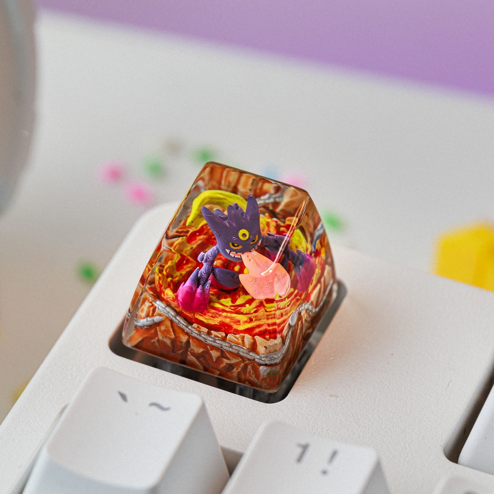Pokemon - Mega Gengar Artisan Keycap Breakwooden 3