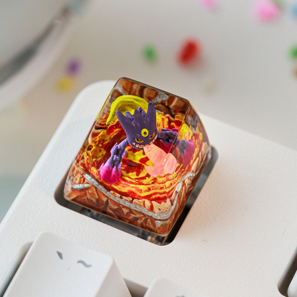 Pokemon - Mega Gengar Artisan Keycap Breakwooden 3