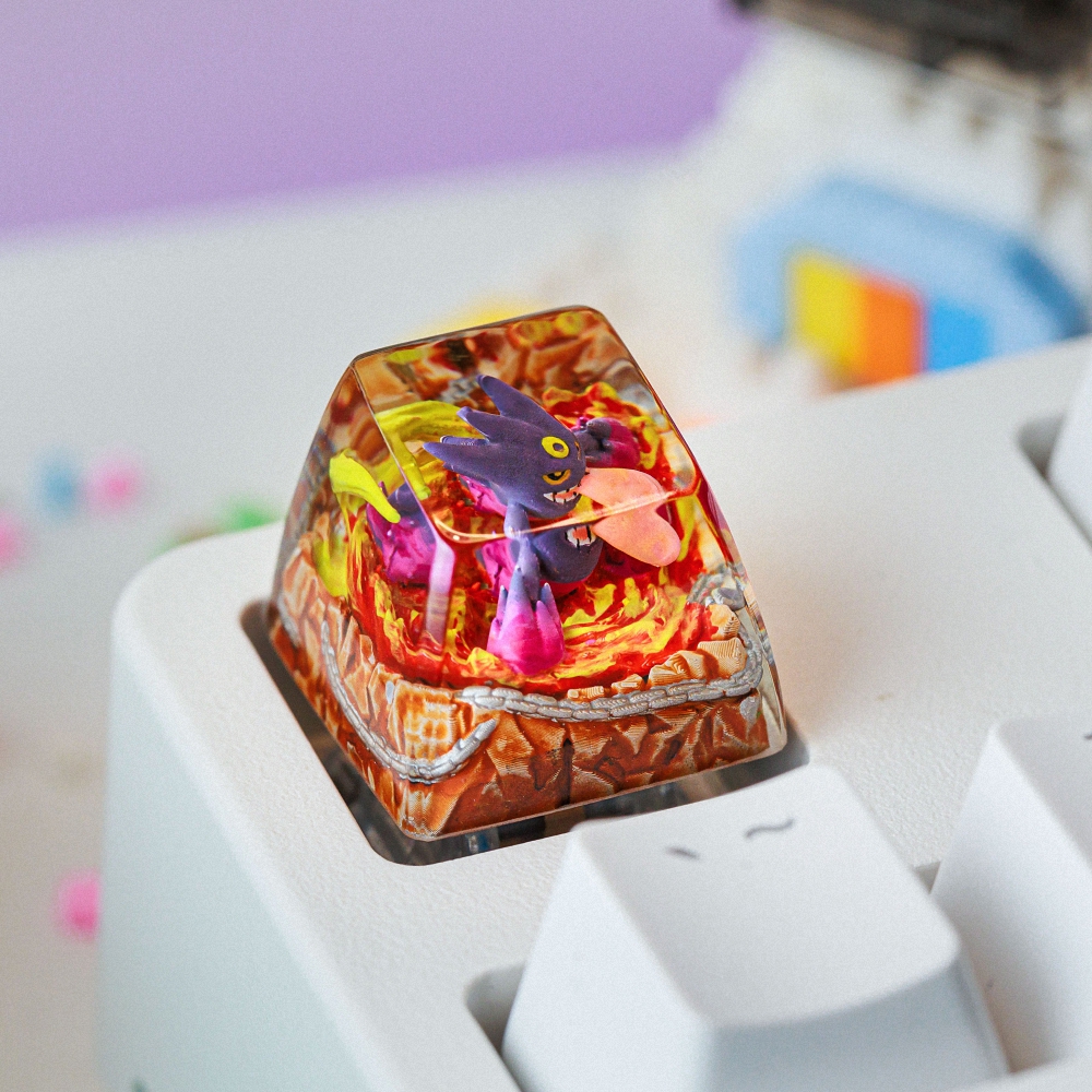 Pokemon - Mega Gengar Artisan Keycap Breakwooden 3